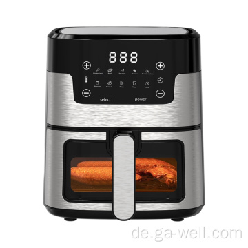 Touchscreen Air Fryer mit Ansichtsfenster